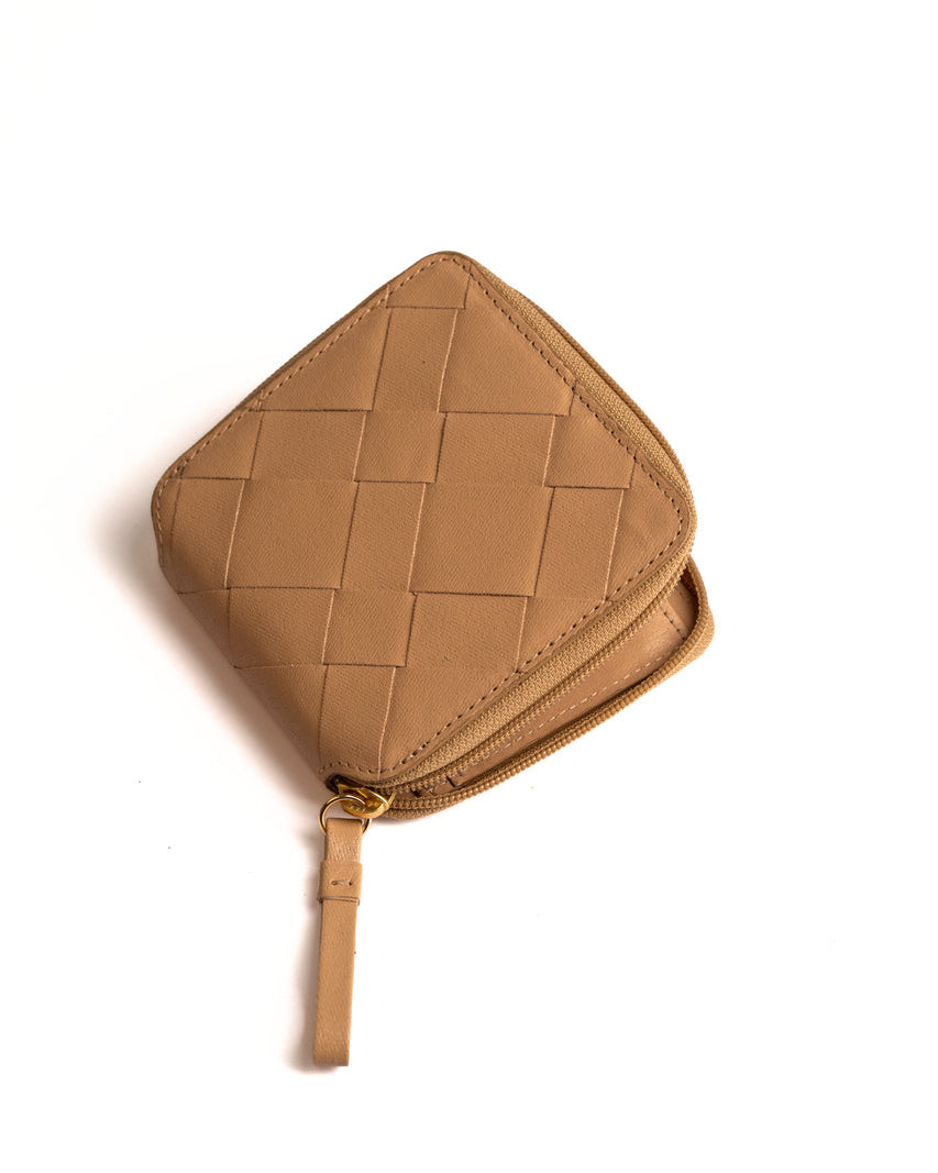 Compact Wallet - Beige