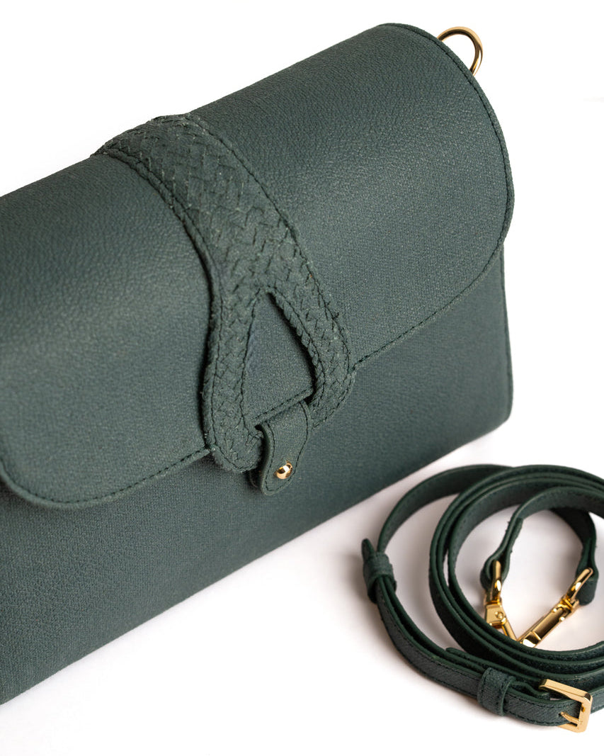 Crossbody Bag - Teal Green